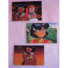 Nadia Secret of blue water Set 3 lamicard Original Japan Anime manga 90s Laminated Sadamoto